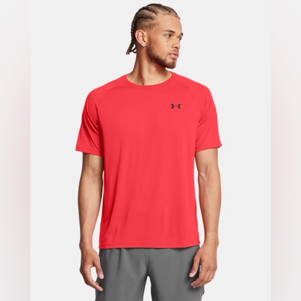 Under Armour Tech Tee Highlighter Orange Men’s size L​​​​​​​​​​​​​​​​